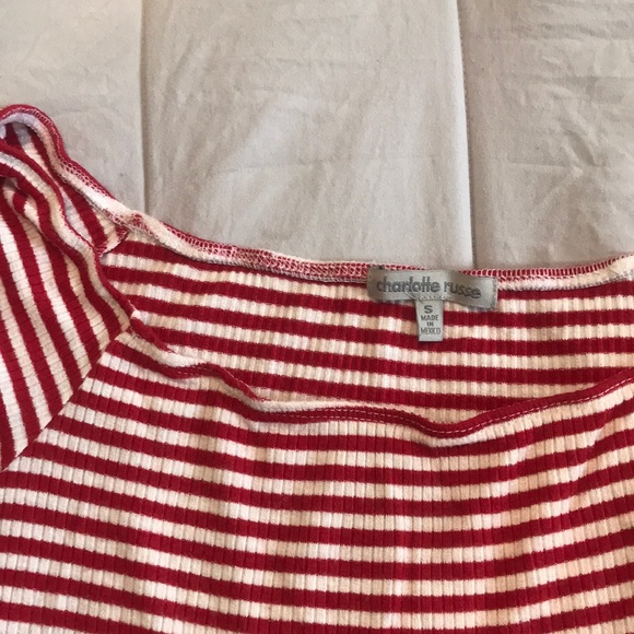 Striped crop top - Picture 2 of 4